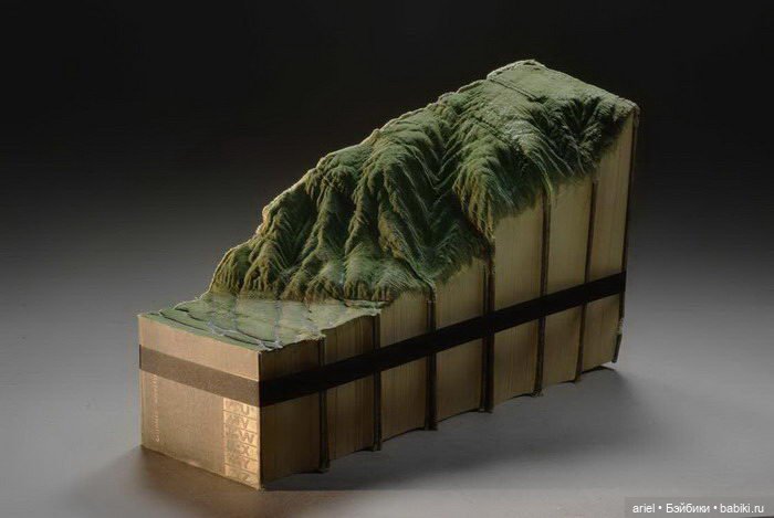 Книжные скульптуры Guy Laramee (фото 8)