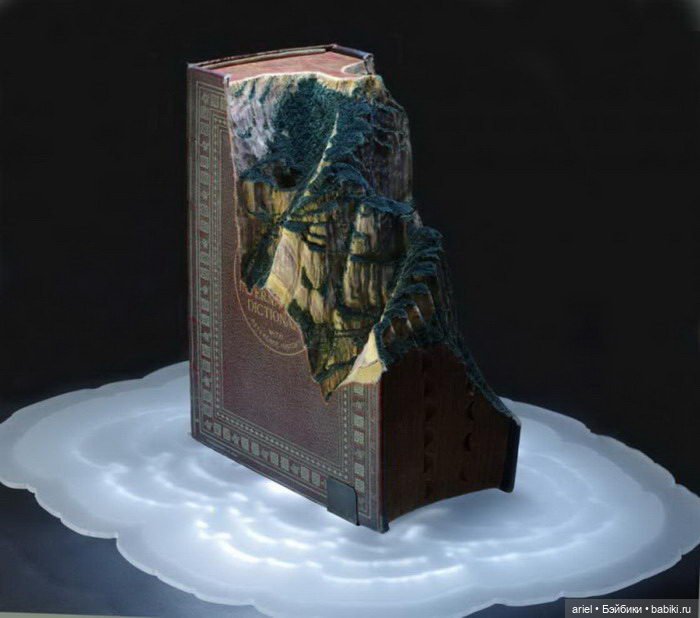Книжные скульптуры Guy Laramee (фото 9)