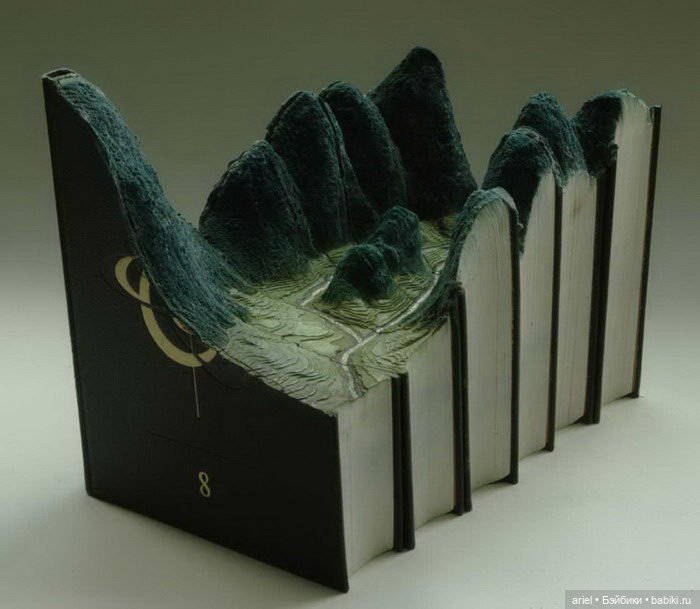 Книжные скульптуры Guy Laramee (фото 3)