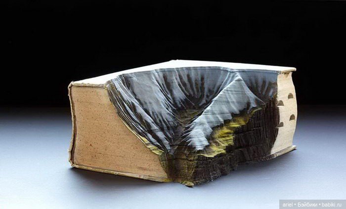 Книжные скульптуры Guy Laramee