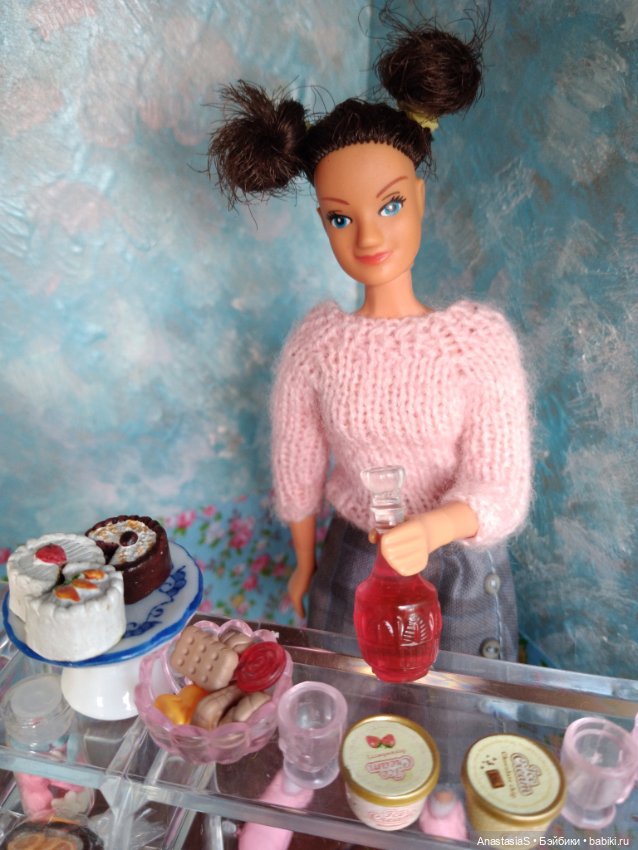 Зарисовки кукольной жизни 14 кафе"Сладкая жизнь"
