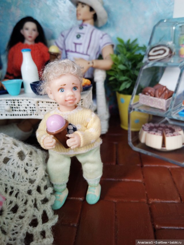 Зарисовки кукольной жизни 14 кафе"Сладкая жизнь" (фото 8)