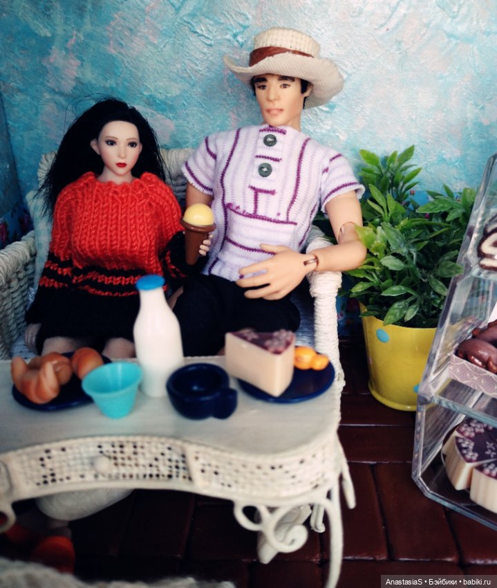 Зарисовки кукольной жизни 14 кафе"Сладкая жизнь" (фото 7)