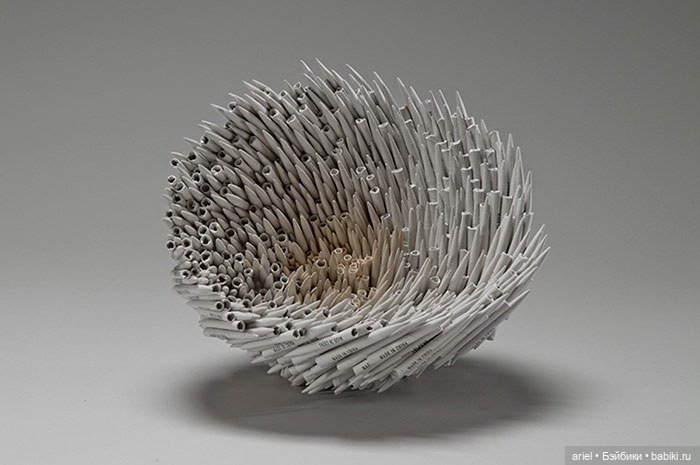 Книжные скульптуры от Jacqueline Rush Lee