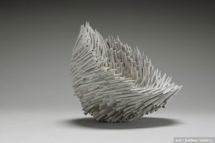 Книжные скульптуры от Jacqueline Rush Lee (фото 10)