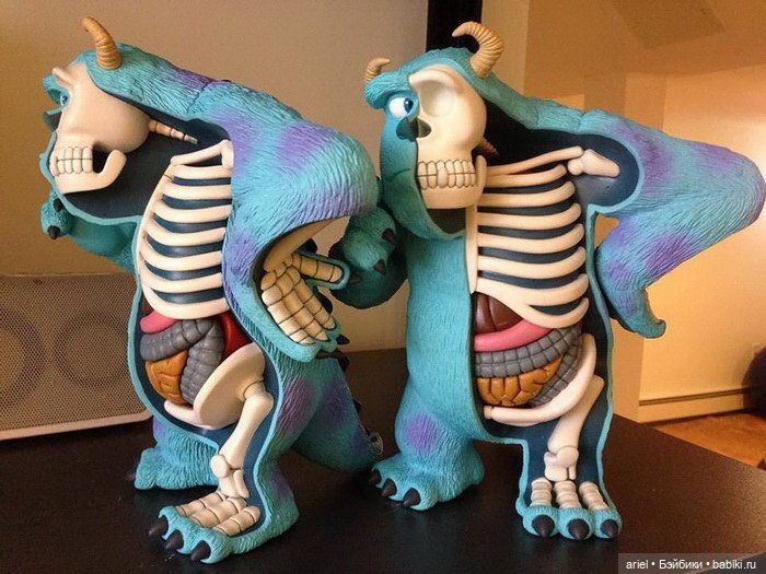 Анатомические скульптуры Jason Freeny