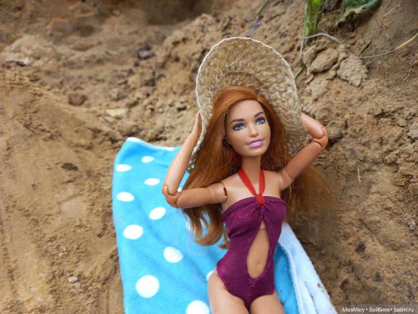Оксана на пляже — Куклы Barbie (Барби): Looks