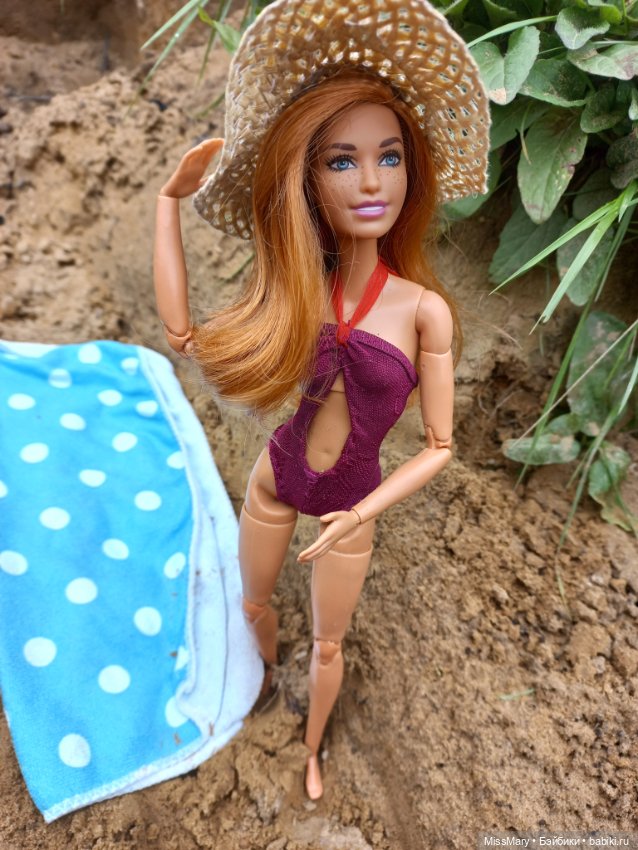 Оксана на пляже — Куклы Barbie (Барби): Looks