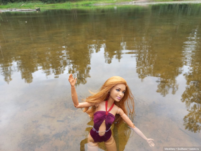 Оксана на пляже — Куклы Barbie (Барби): Looks