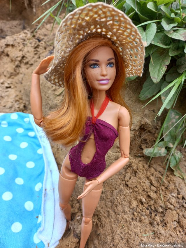 Оксана на пляже — Куклы Barbie (Барби): Looks