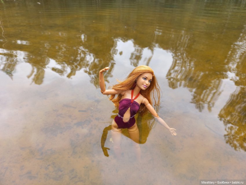 Оксана на пляже — Куклы Barbie (Барби): Looks