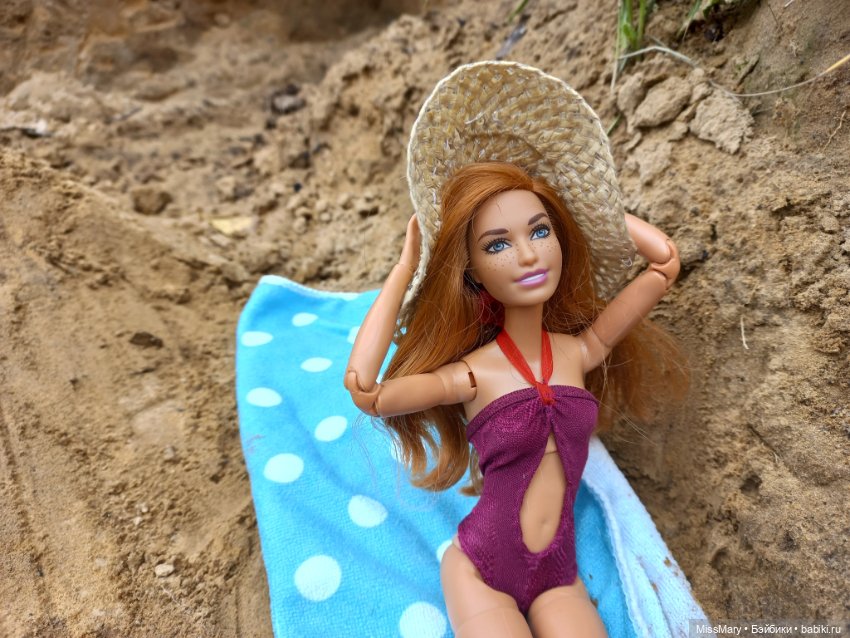Оксана на пляже — Куклы Barbie (Барби): Looks