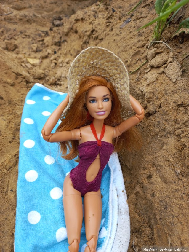 Оксана на пляже — Куклы Barbie (Барби): Looks