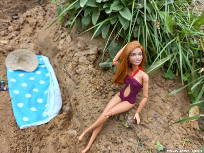 Оксана на пляже — Куклы Barbie (Барби): Looks