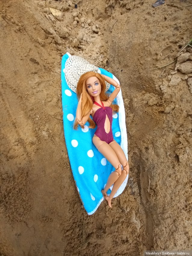 Оксана на пляже — Куклы Barbie (Барби): Looks