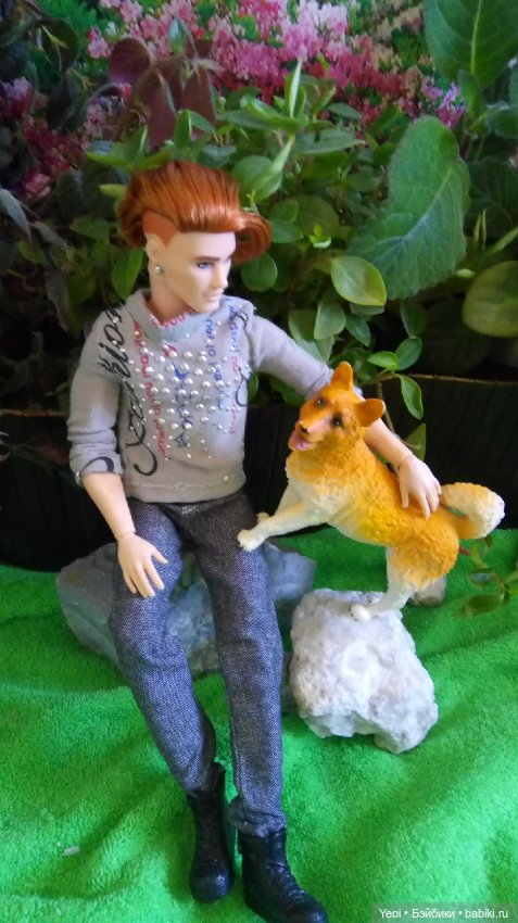 Кен БМР 1959 и лошадь Лив, пара собак)