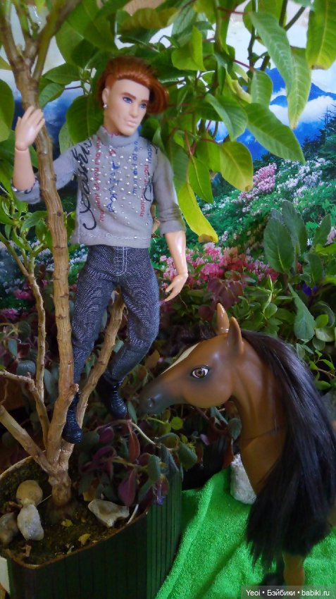 Кен БМР 1959 и лошадь Лив, пара собак)