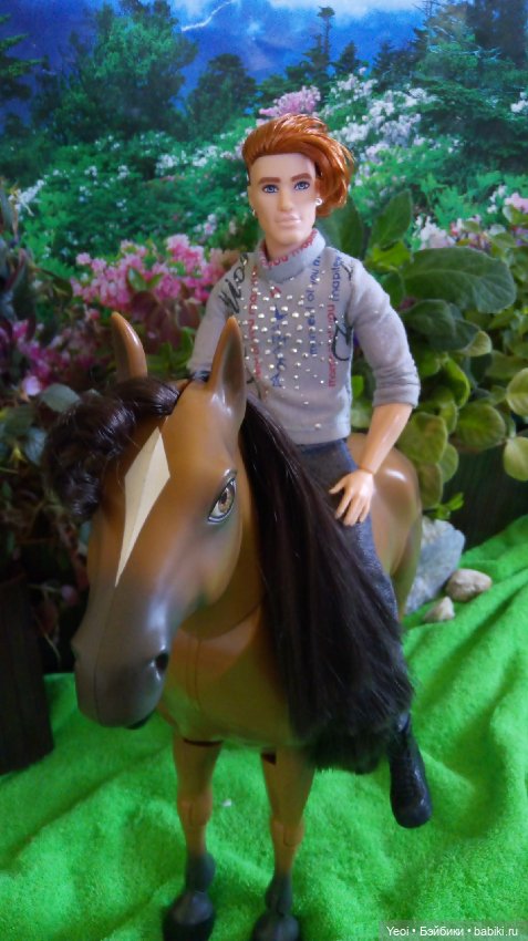 Кен БМР 1959 и лошадь Лив, пара собак)