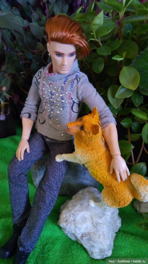 Кен БМР 1959 и лошадь Лив, пара собак)