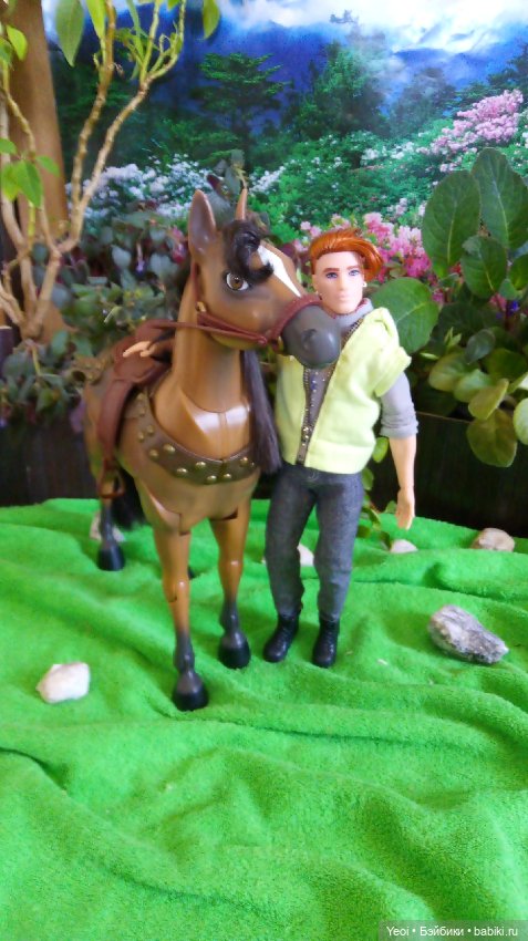 Кен БМР 1959 и лошадь Лив, пара собак)