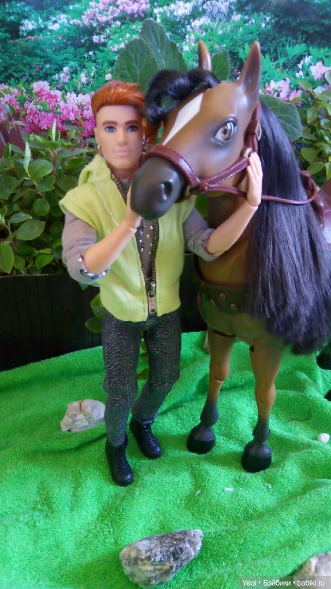 Кен БМР 1959 и лошадь Лив, пара собак)