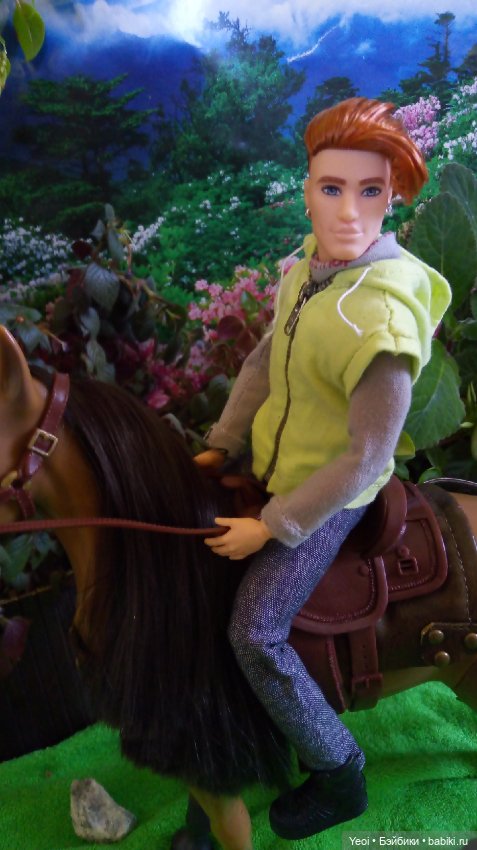 Кен БМР 1959 и лошадь Лив, пара собак)