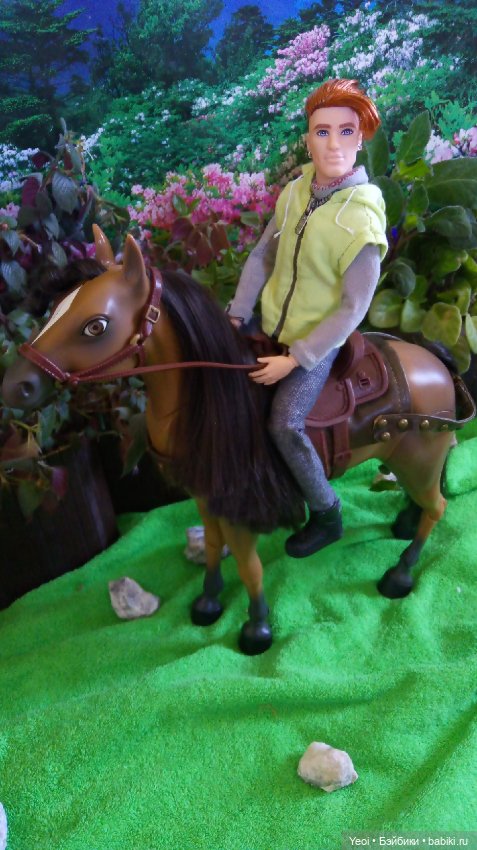 Кен БМР 1959 и лошадь Лив, пара собак)