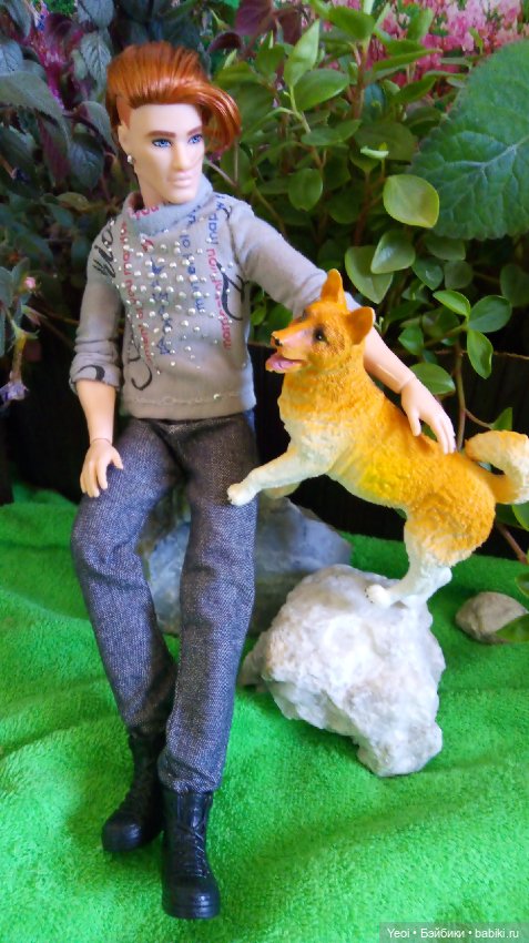 Кен БМР 1959 и лошадь Лив, пара собак)