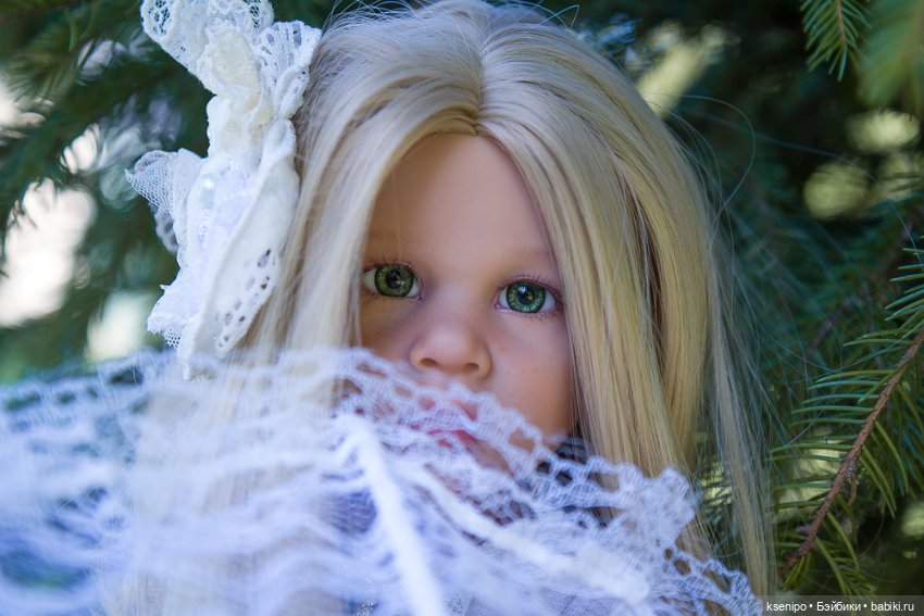 Ноэль (Noelle). ООАК Готц (Gotz). Зелёные глазки (фото 6)