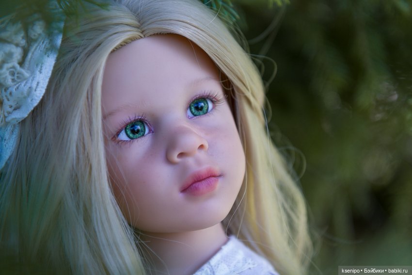 Ноэль (Noelle). ООАК Готц (Gotz). Зелёные глазки