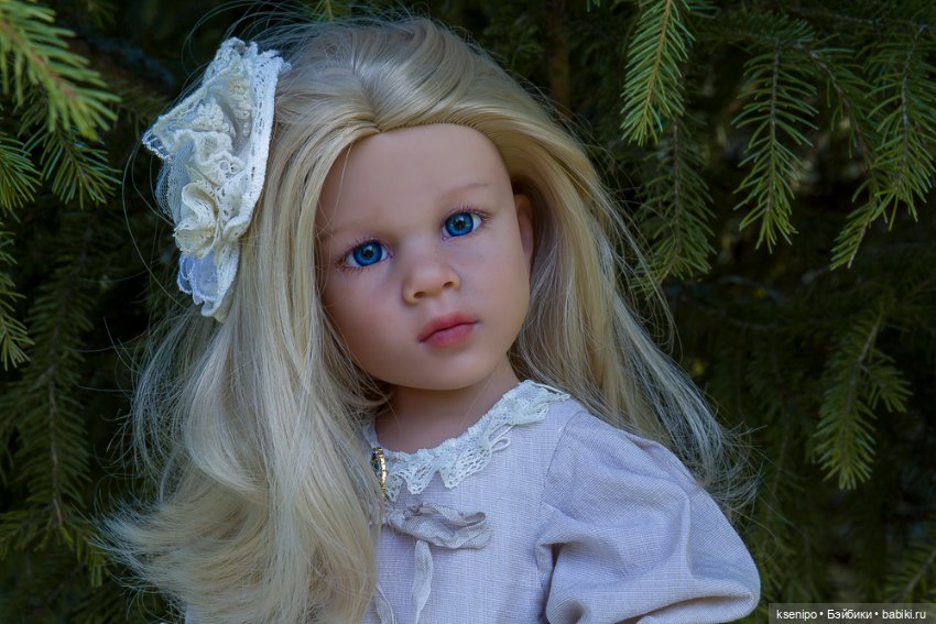 Ноэль (Noelle). ООАК Готц (Gotz). Сине-голубые глазки