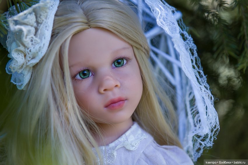 Ноэль (Noelle). ООАК Готц (Gotz). Зелёные глазки
