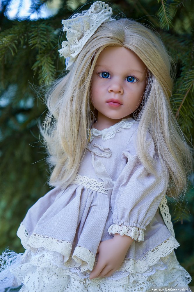 Ноэль (Noelle). ООАК Готц (Gotz). Сине-голубые глазки (фото 2)