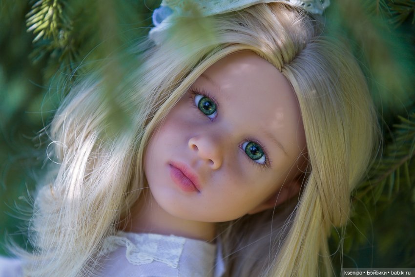 Ноэль (Noelle). ООАК Готц (Gotz). Зелёные глазки