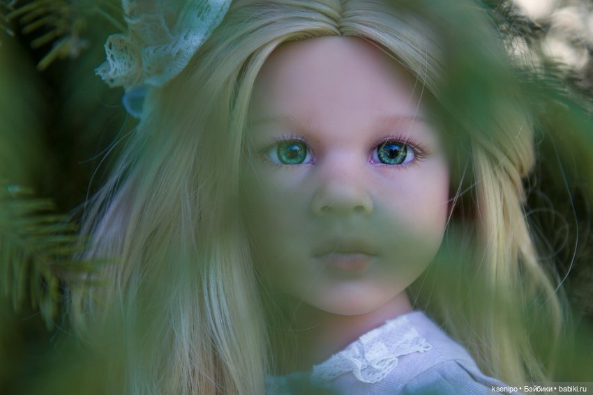 Ноэль (Noelle). ООАК Готц (Gotz). Зелёные глазки