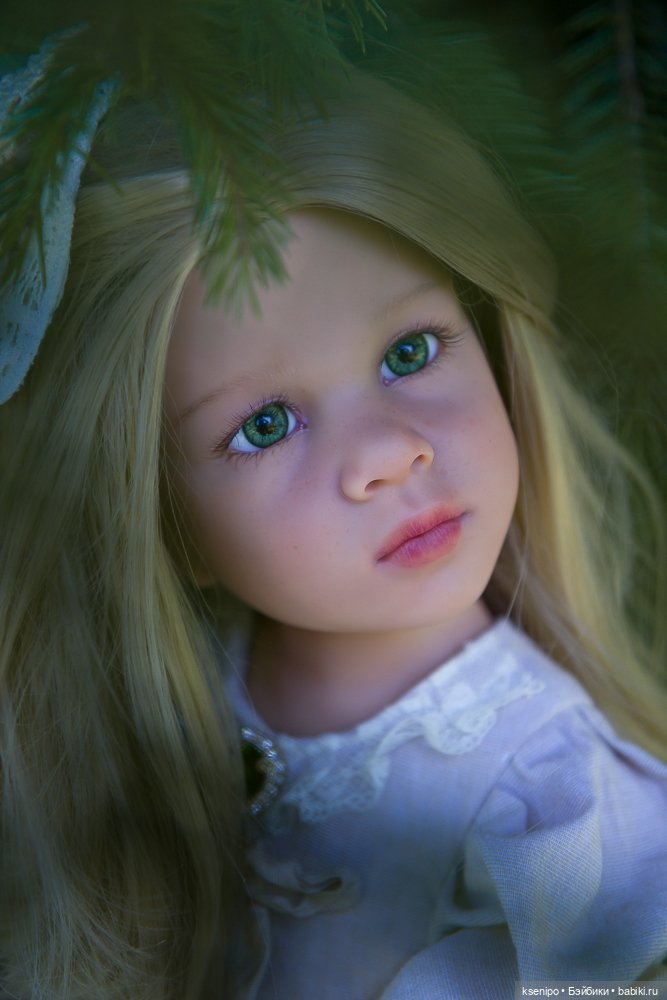 Ноэль (Noelle). ООАК Готц (Gotz). Зелёные глазки