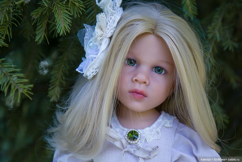 Ноэль (Noelle). ООАК Готц (Gotz). Зелёные глазки