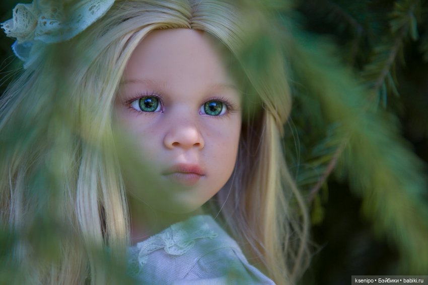 Ноэль (Noelle). ООАК Готц (Gotz). Зелёные глазки