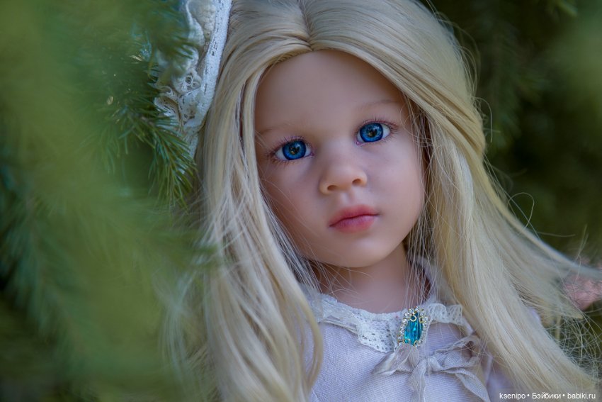 Ноэль (Noelle). ООАК Готц (Gotz). Сине-голубые глазки (фото 4)