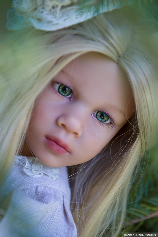 Ноэль (Noelle). ООАК Готц (Gotz). Зелёные глазки