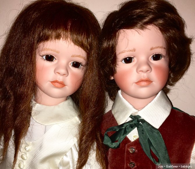 Большеглазые оленята Вивьен и Ричард Malena Vera Scholz