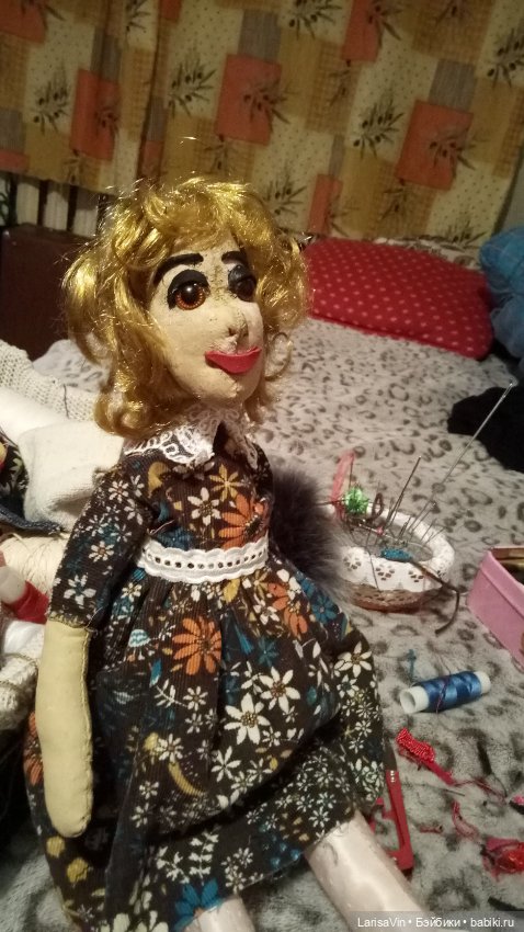 Поэтесса Серафима — Авторские текстильные куклы: Вальдорфские (фото 6)