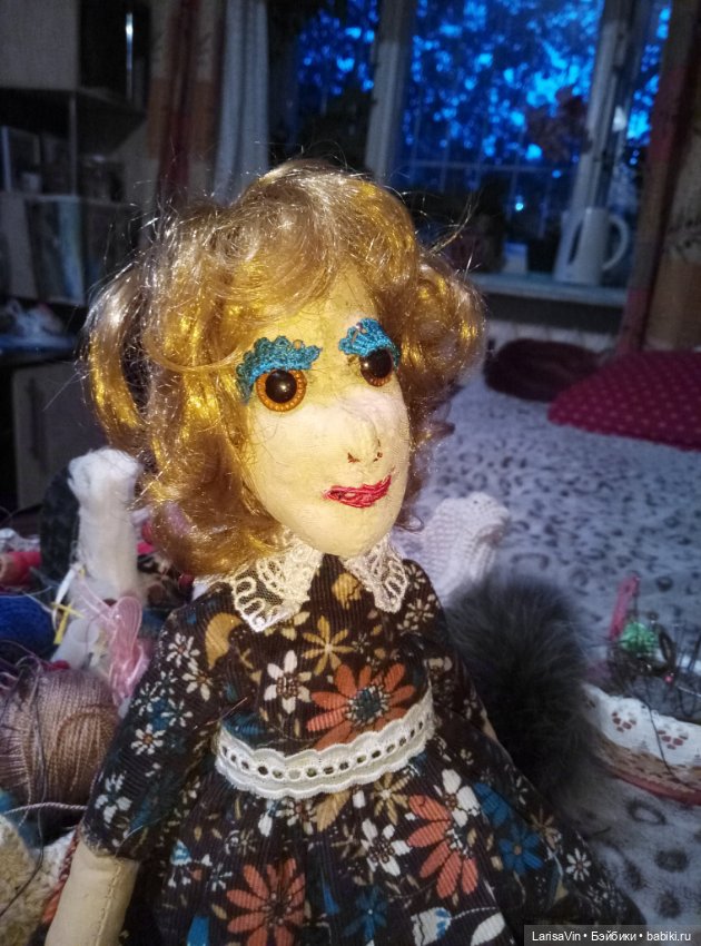 Поэтесса Серафима — Авторские текстильные куклы: Вальдорфские (фото 4)