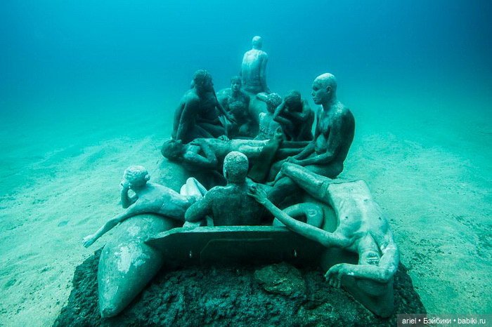 Музей подводных скульптур на Канарах Jason deCaires Taylor
