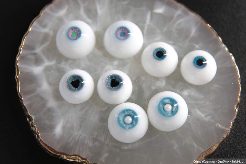 Небесные глаза для Бжд кукол (фото 3)