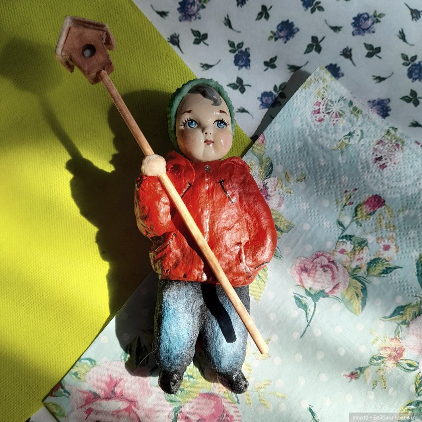 Мои новые ватные ёлочные игрушки