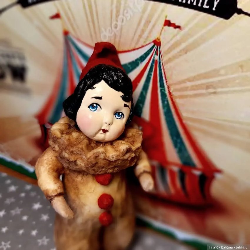 Мои новые ватные ёлочные игрушки