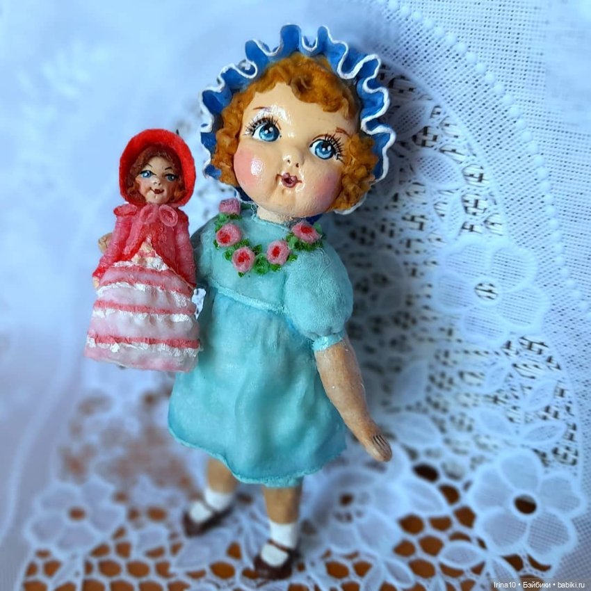 Мои новые ватные ёлочные игрушки