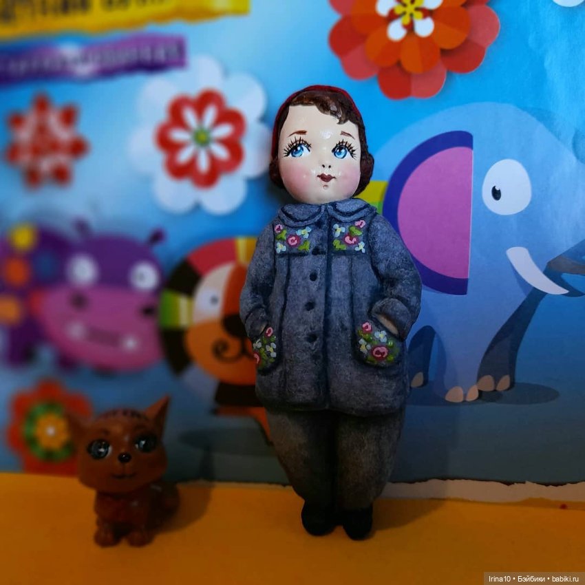 Мои новые ватные ёлочные игрушки (фото 10)