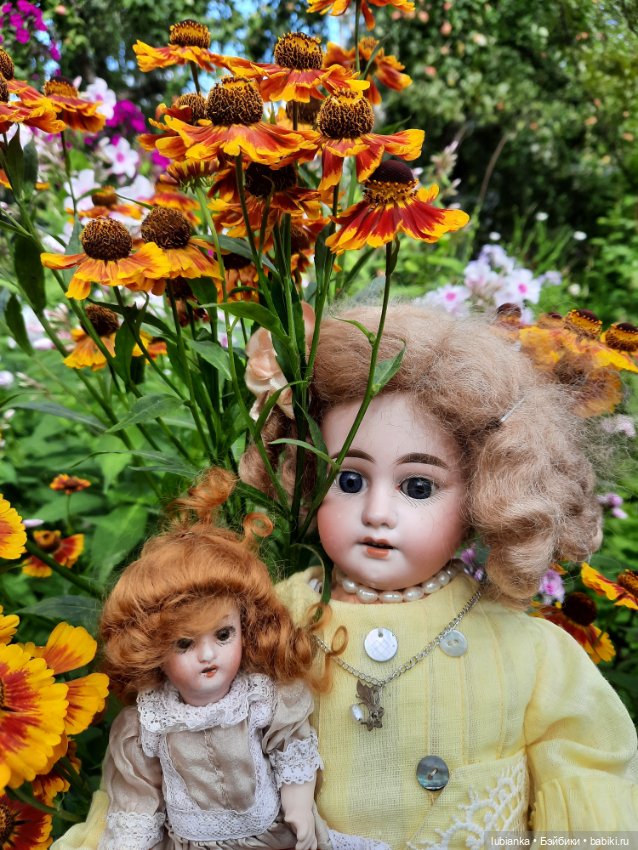 Мама с дочей — Антикварные куклы Armand Marseille (AM): молд 390